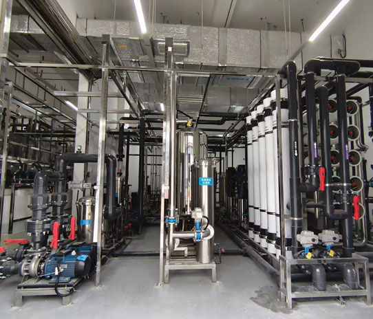 广州某企业11吨／时的纯水项目安装