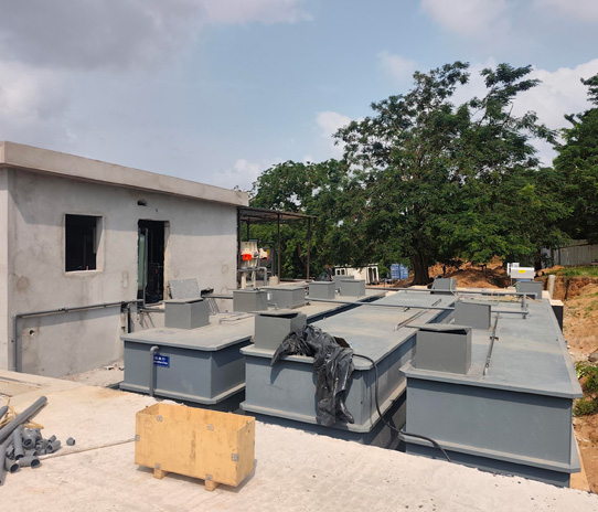 科特迪瓦 200 吨 / 天生活污水处理项目｜一体化 A²/O-MBBR 工艺西非海外工程案例